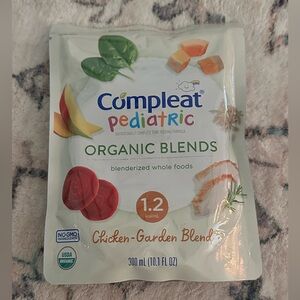 BABY FOOD COMPLEATE PEADIATRIC ORGANIC BLENDS NEW